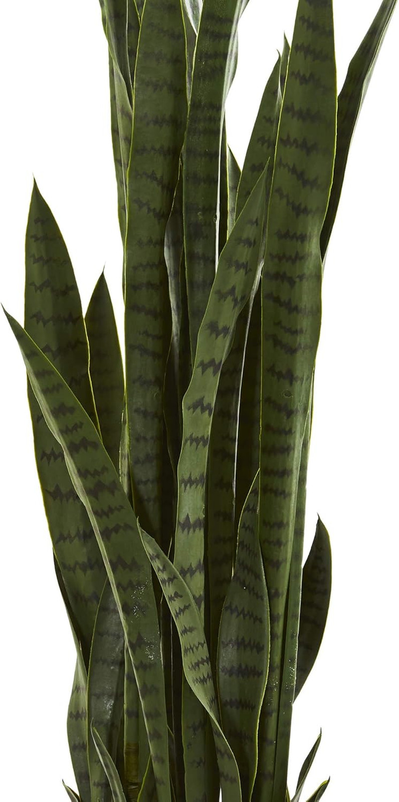 46In Artificial Snake Plant, Sansevieria Faux Greenery for Indoor Home Office De