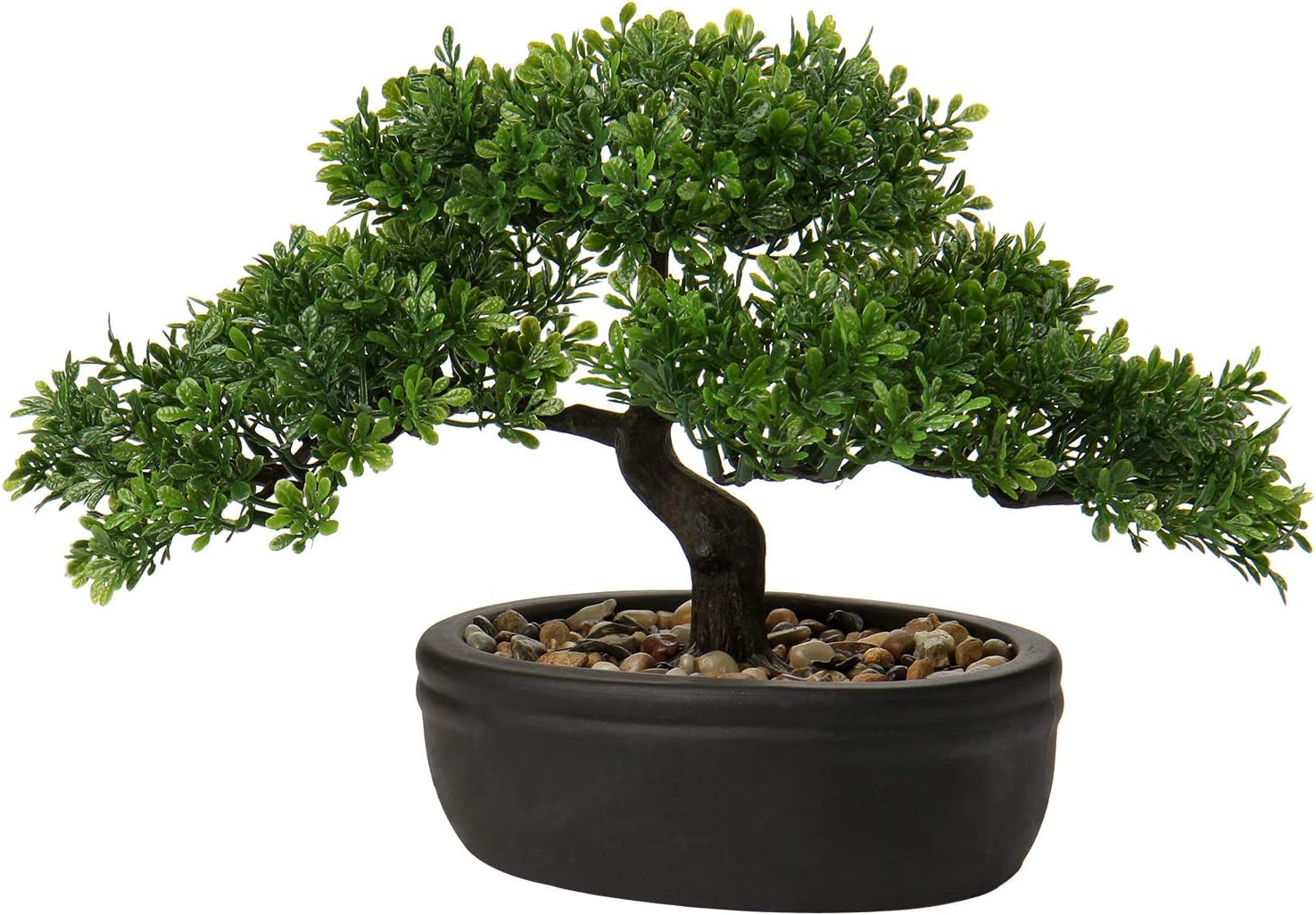 Artificial Bonsai Tree Juniper Faux Plants Indoor Small Fake Plants Decor with C