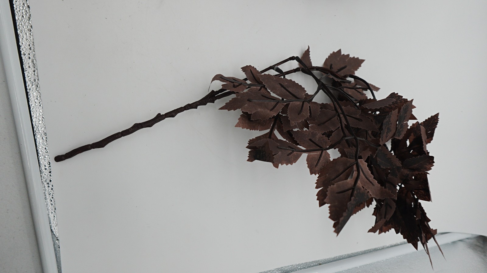 8pcs Cimicifuga Artificial Leaf Stems Faux Foliage Floral Arrangement Home Decor