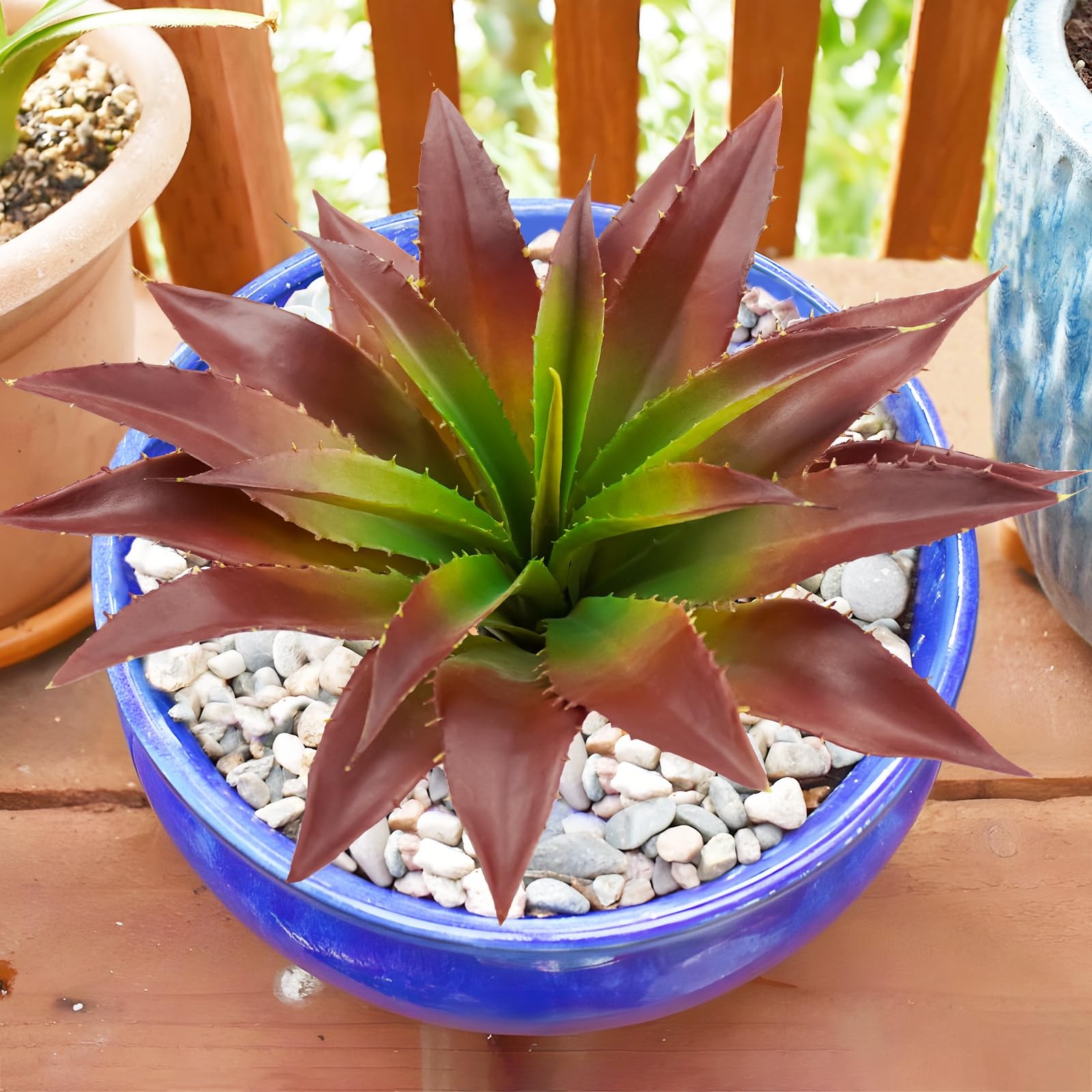 Succulents Plants Artificial, Large Fake Succulents Flowers Unpotted Real Tou…
