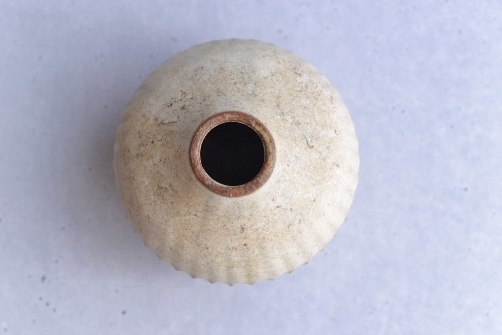 Mashiko Pottery White Shinogi Bud Vase | Japanese Ceramic Ikebana Vase