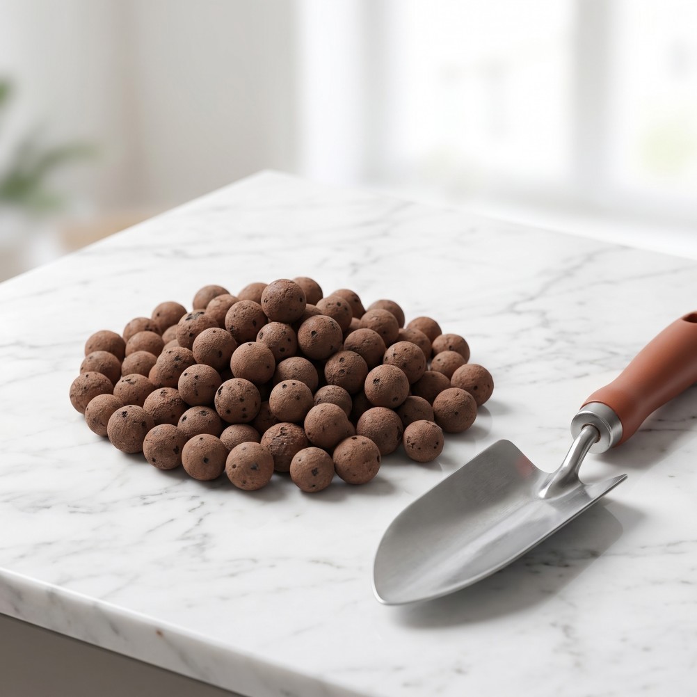 1 Bag Hydroponic Clay Pebbles – Indoor Plant Clay Balls for Water Propagation