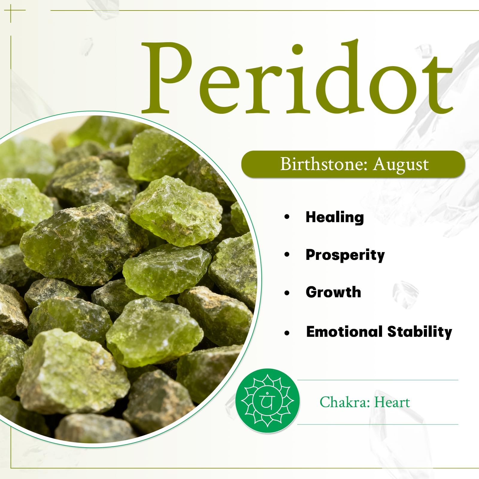 Peridot Crystal Tree Tumbled Stones, Geode Agate Slices Base Money Tree Decor…