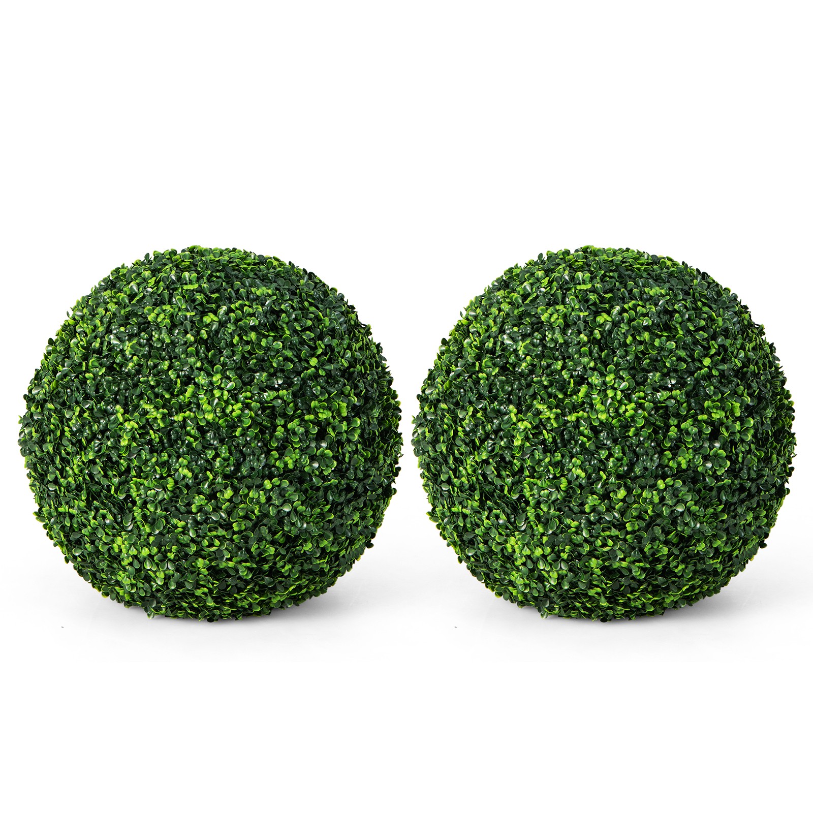 2 PCS Artificial Plant Topiary Ball 19″ Faux Decorative Balls for Indoor Outdoor
