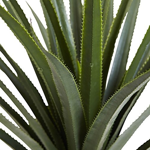 4 ft Artificial Spiked Agave Plant with Nursery Pot | Faux Succulent