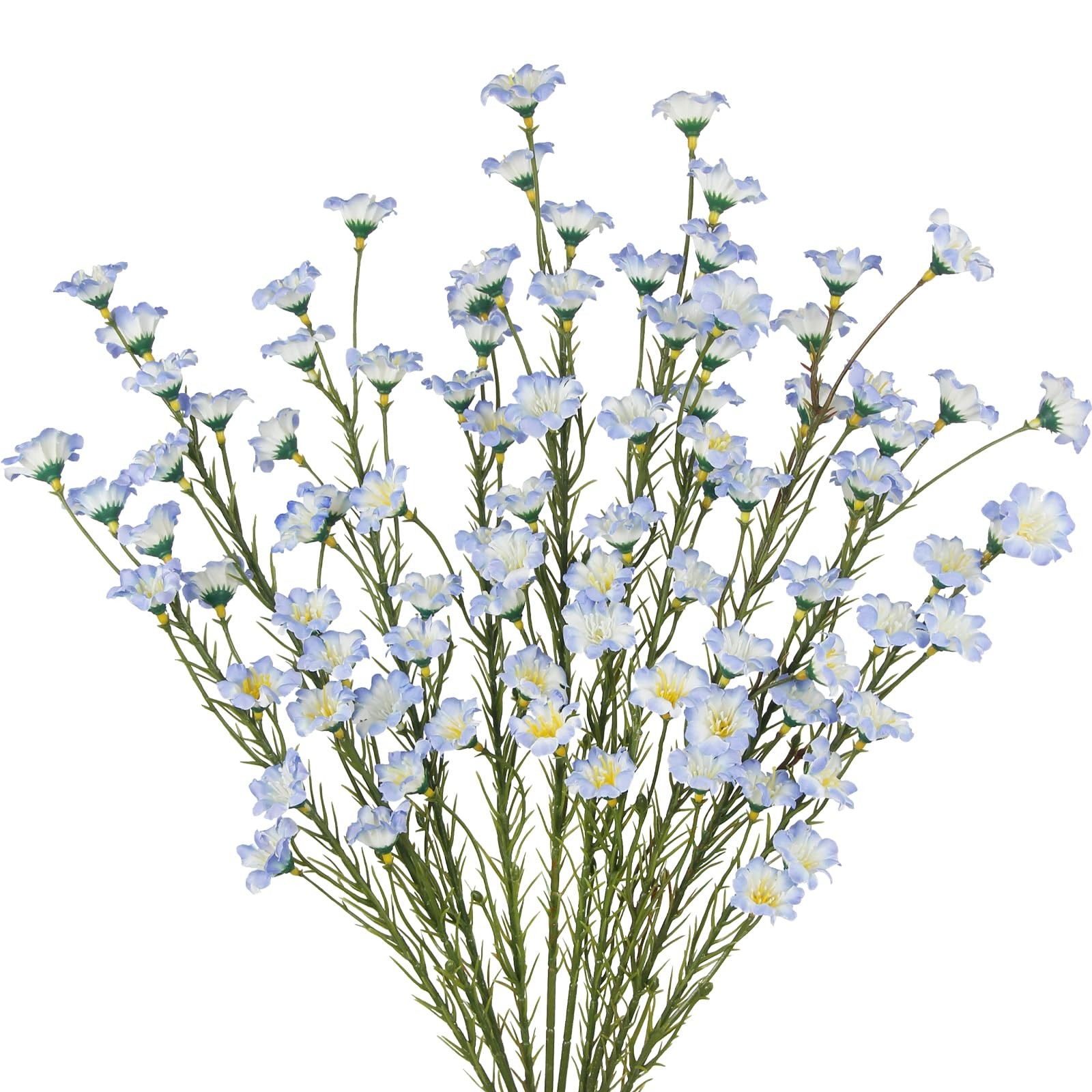 10 Pcs Artificial Wildflowers with Stems Bulk Silk Spring Flowers 21 Inch Fak…