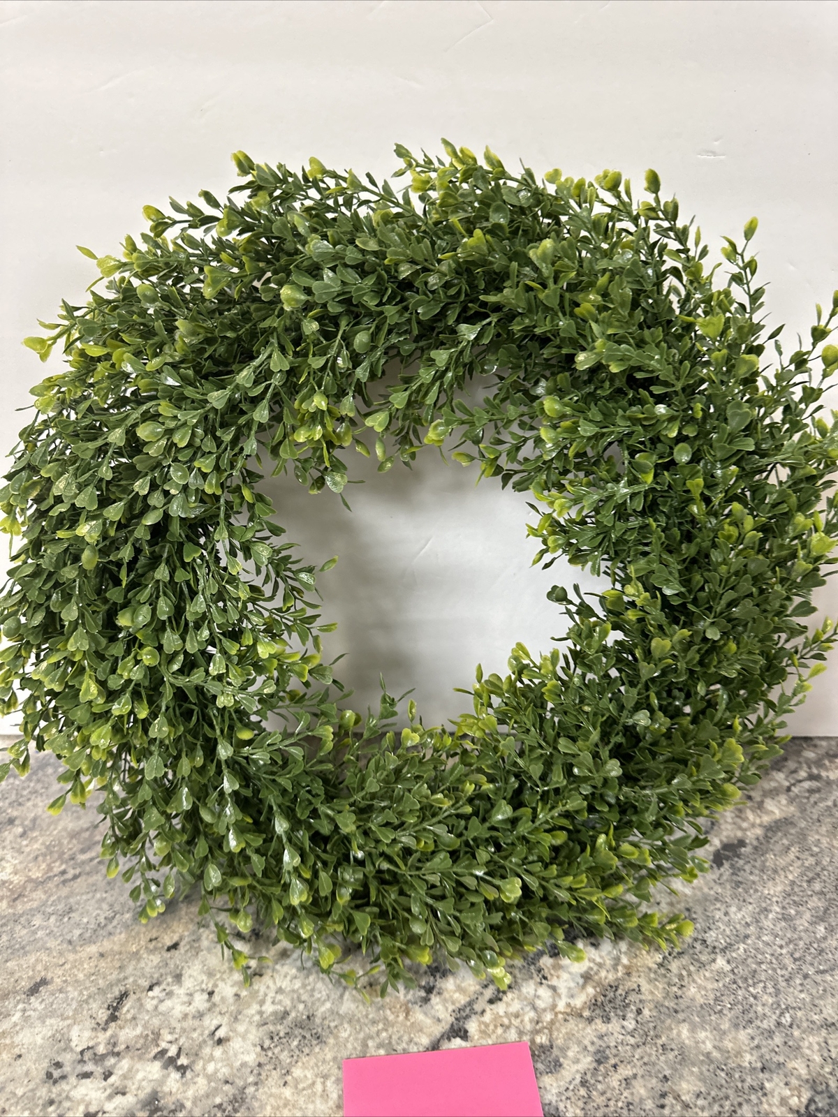 English Gardens Indoor/Outdoor 18” Boxwood Wreath New