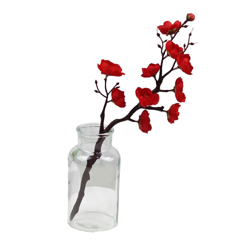 Fake Flower Arrangement Plum Blossom Bouquet Sustainable Choice Vibrant Colors