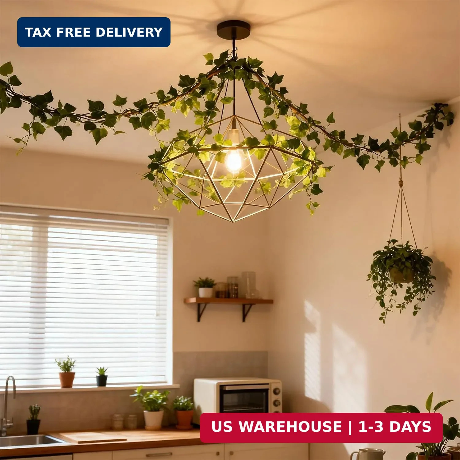 4Pack Total 24FT Green Fake Vines Ivy Leaves Vines for Bedroom Greenery Garland