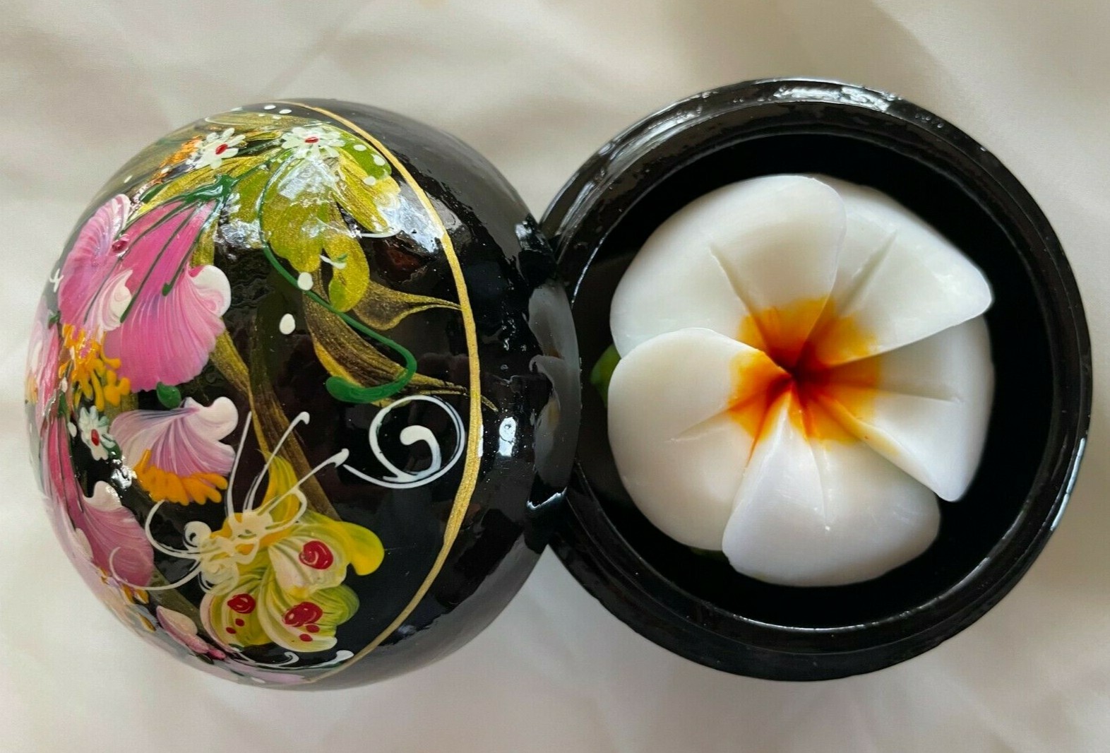 🌹Frangipani Hand Carved Display Soap 3″ Mother’s Day gift, 100% Handmade🌹
