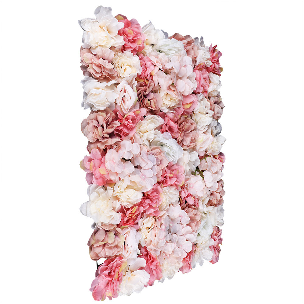6pcs Artificial Flower Wall Panels Wall Mount 60*40 cm for Party Home Decor