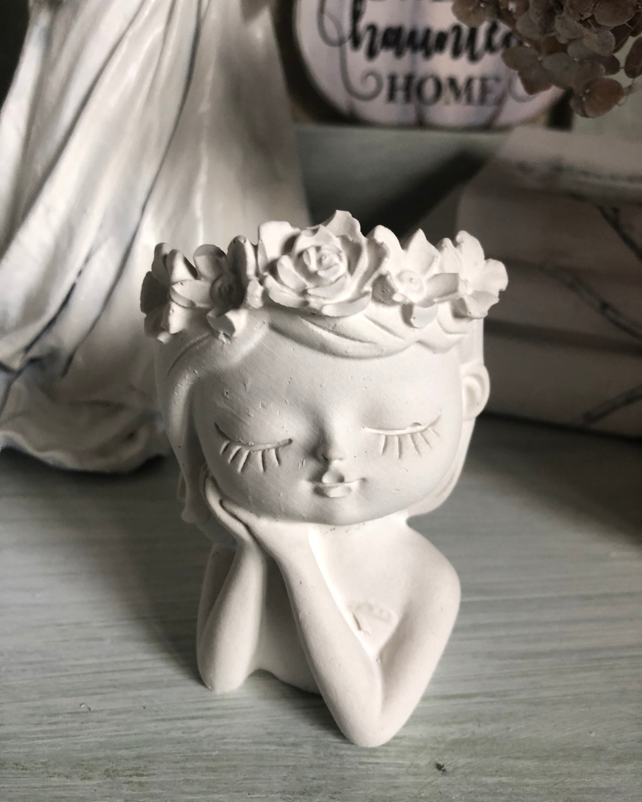 Girls Pot for succulents Head Planter Succulent Pots Face Flower Pot Cute Cactus