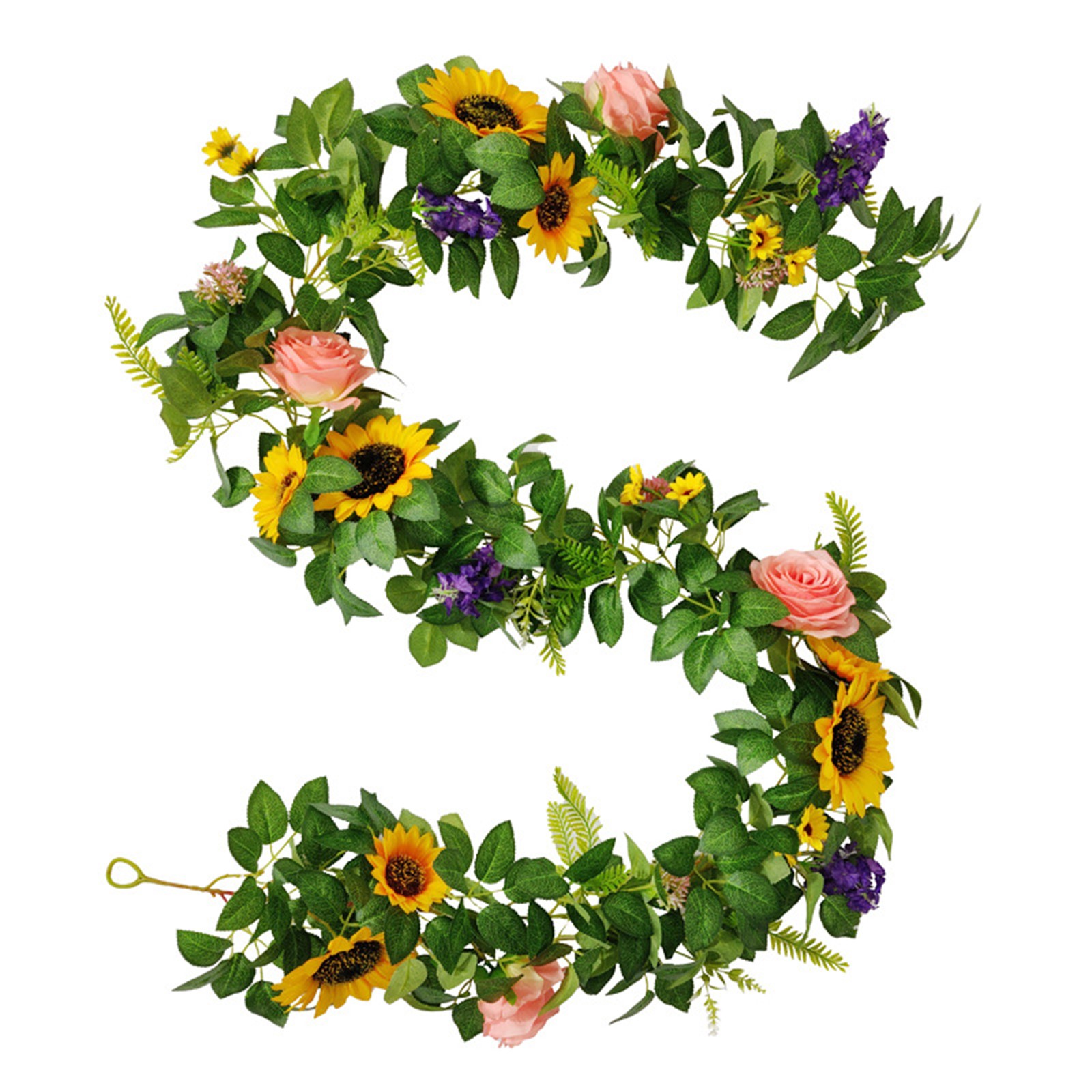 190cm Nordic Style Artificial Sunflower Vine Wedding Home Decor