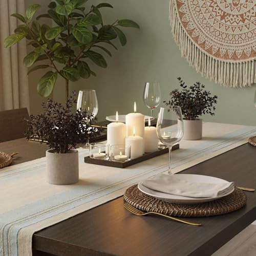 PCS Small Fake Plants Decor, Eucalyptus Artificial Greenery Potted 2 Black