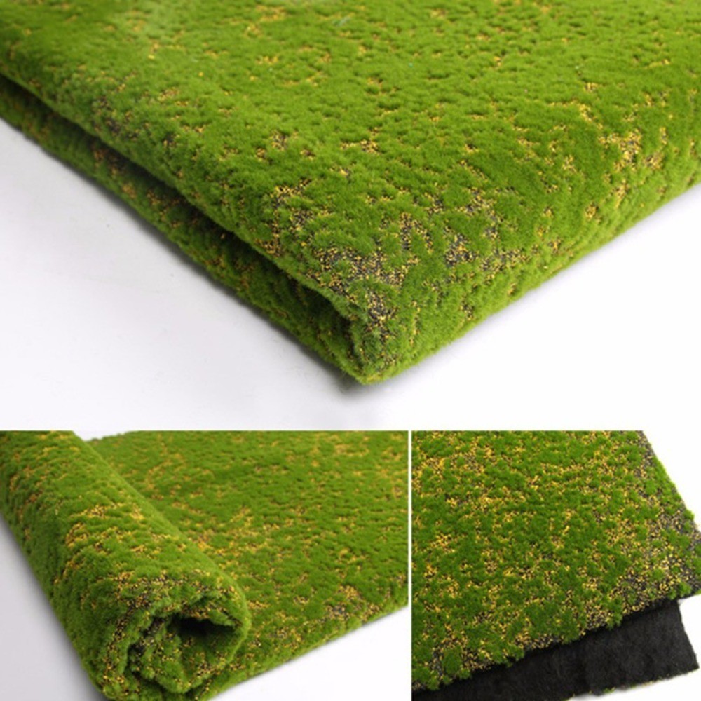 Artificial Turf DIY Grass Mat Miniature Landscape Decor Moss Lawn Background
