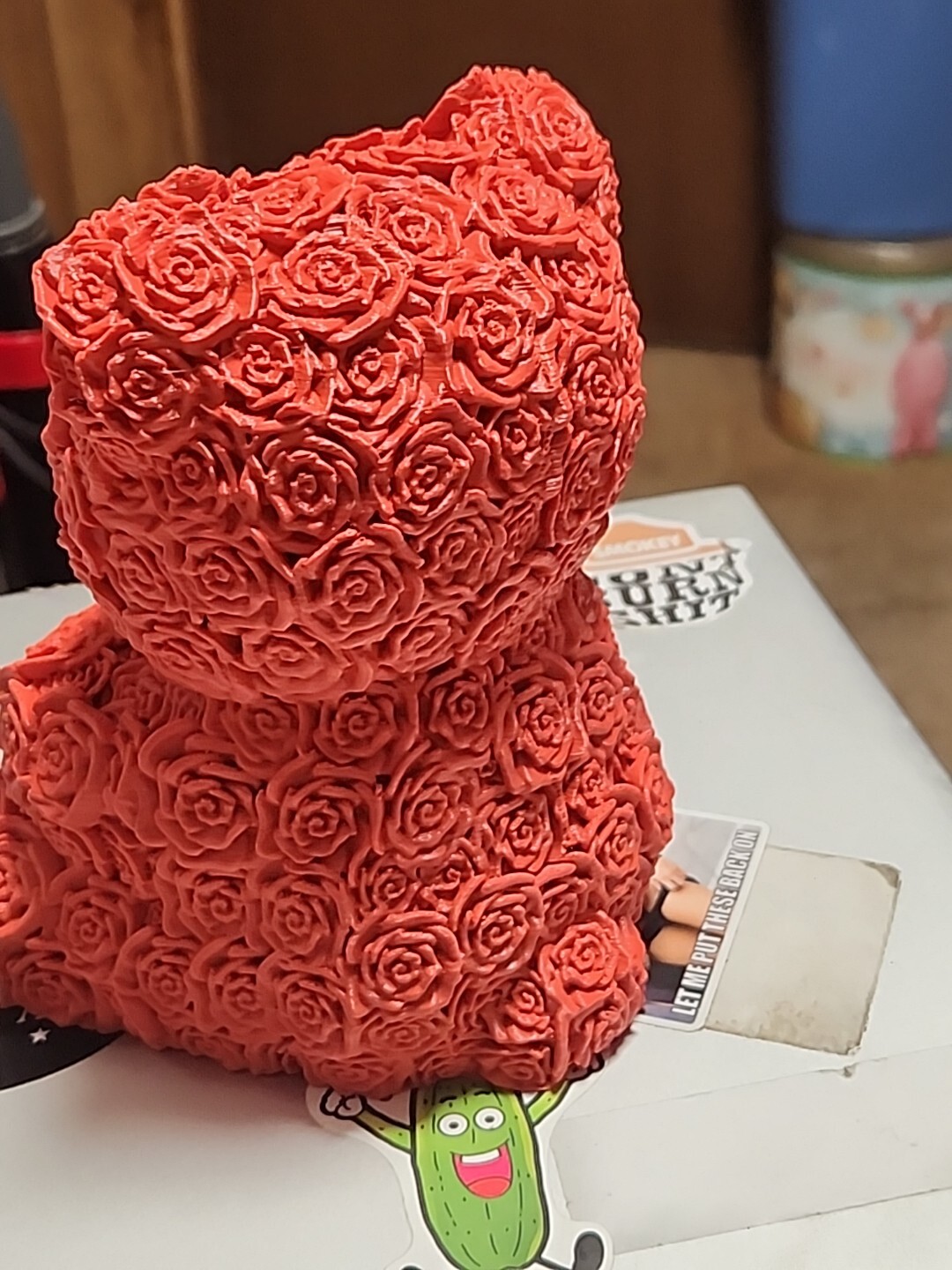 Eternal Rose Teddy Bear – Ideal Gift for Mother’s Day, Birthdays, and Anniversar