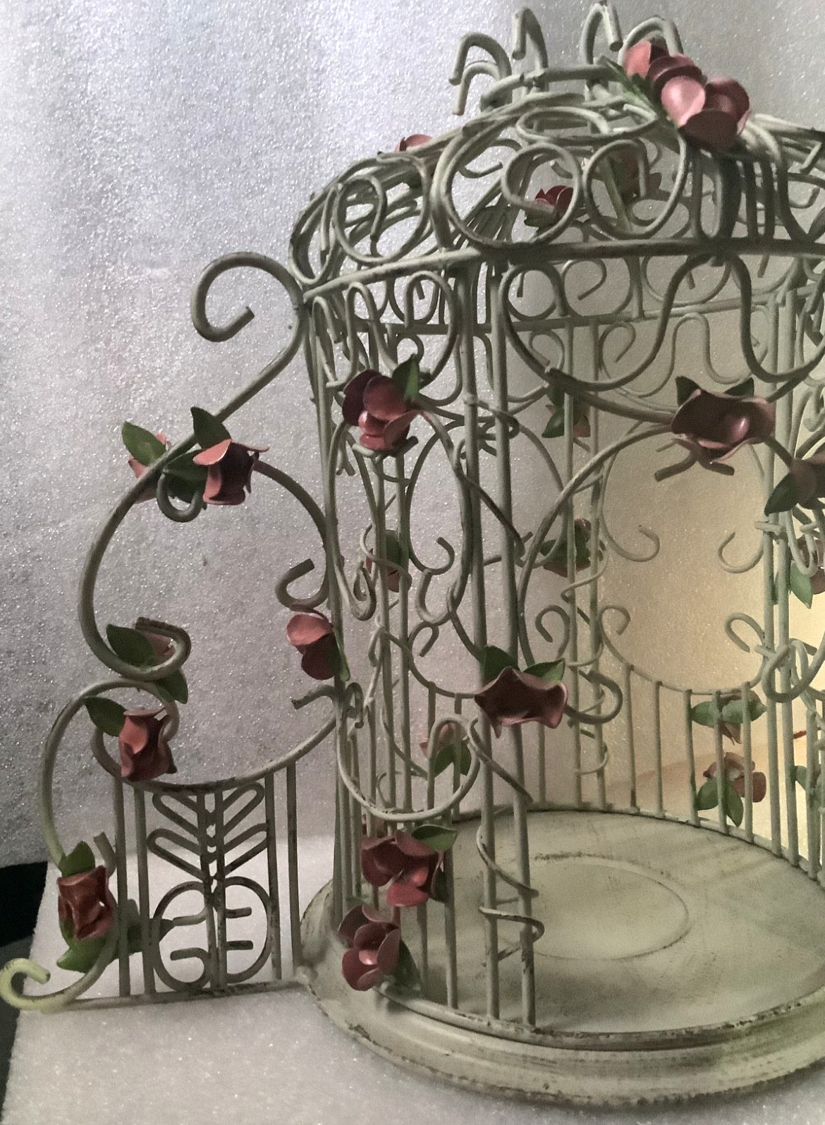 PartyLite Rose Garden Gazebo Candle Holder