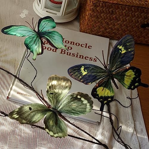 Artificial Butterfly, Silk Butterflys, Butterflies for Crafts for Floral Arra…