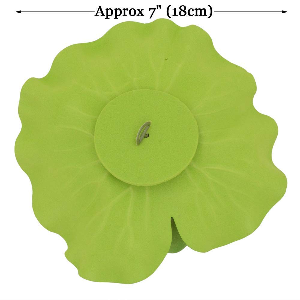 Floating Foam Lotus Flower 7″ Peach – Set of 6 for Garden Pond Decor