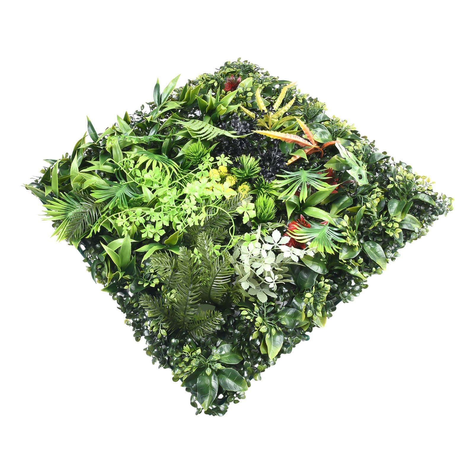 Create a Welcoming with Artificial Green Grass Square Plant