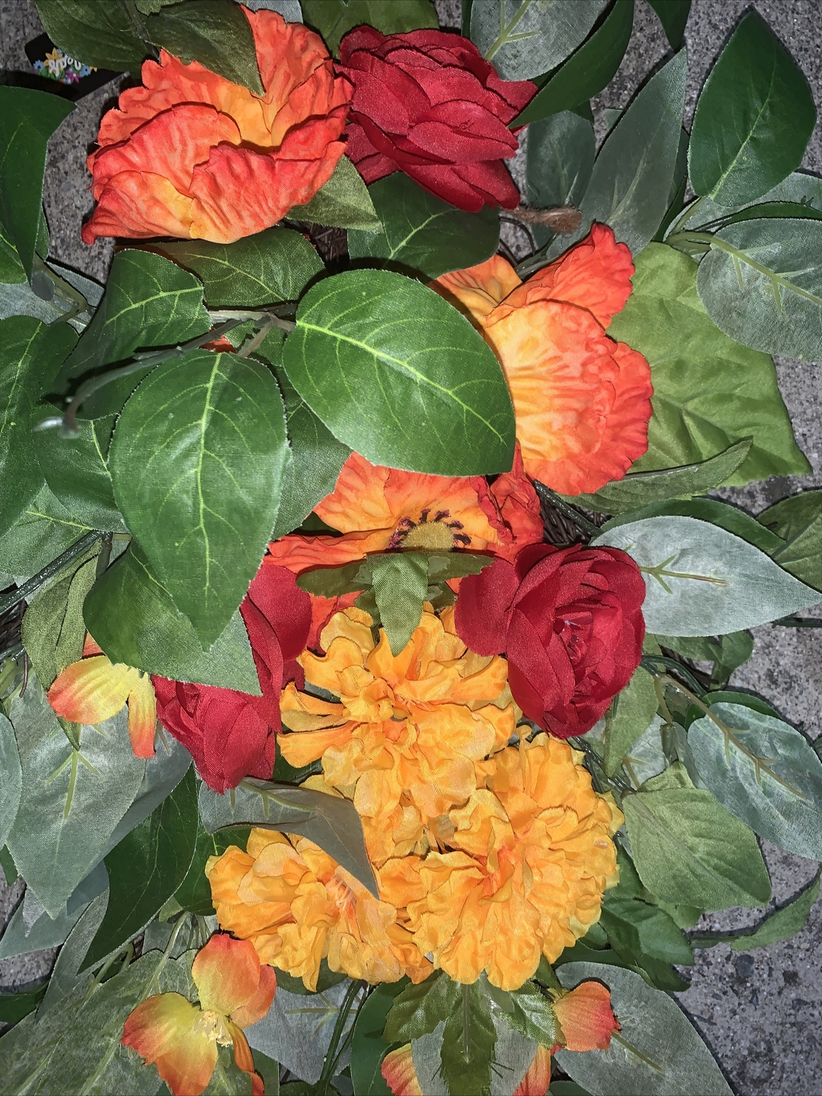 Brand New Bright Ideas Floral Teardrop Swag Hawaiian Floral Arrangement ❤️sj8m