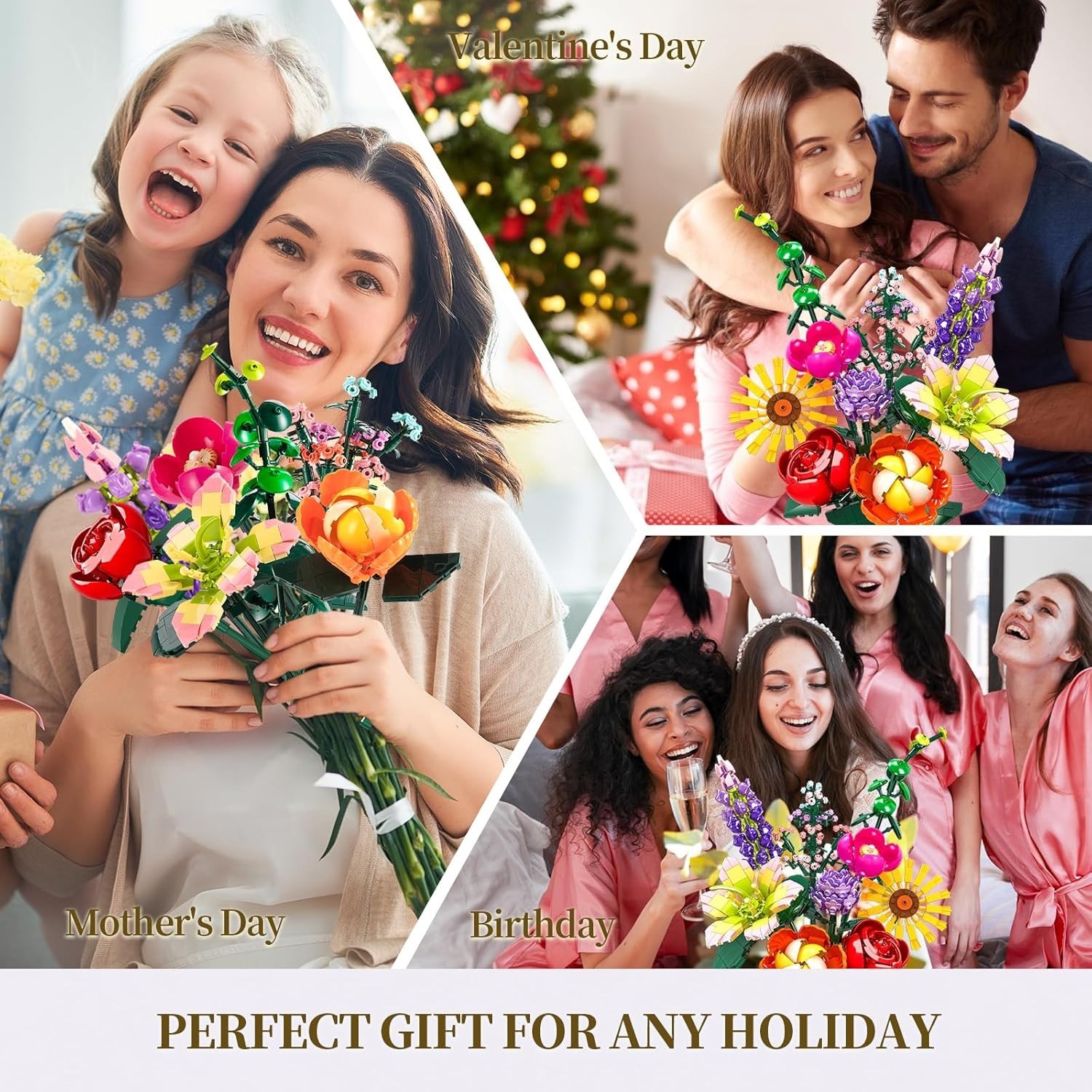 Adjustable Artificial Flower Building Kit – Perfect Gift for Floral Lovers