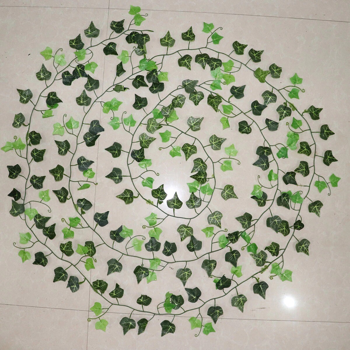 100pcs Leaf 1 piece 2.4M Home Decor Artificial Ivy Leaf Garland Plants