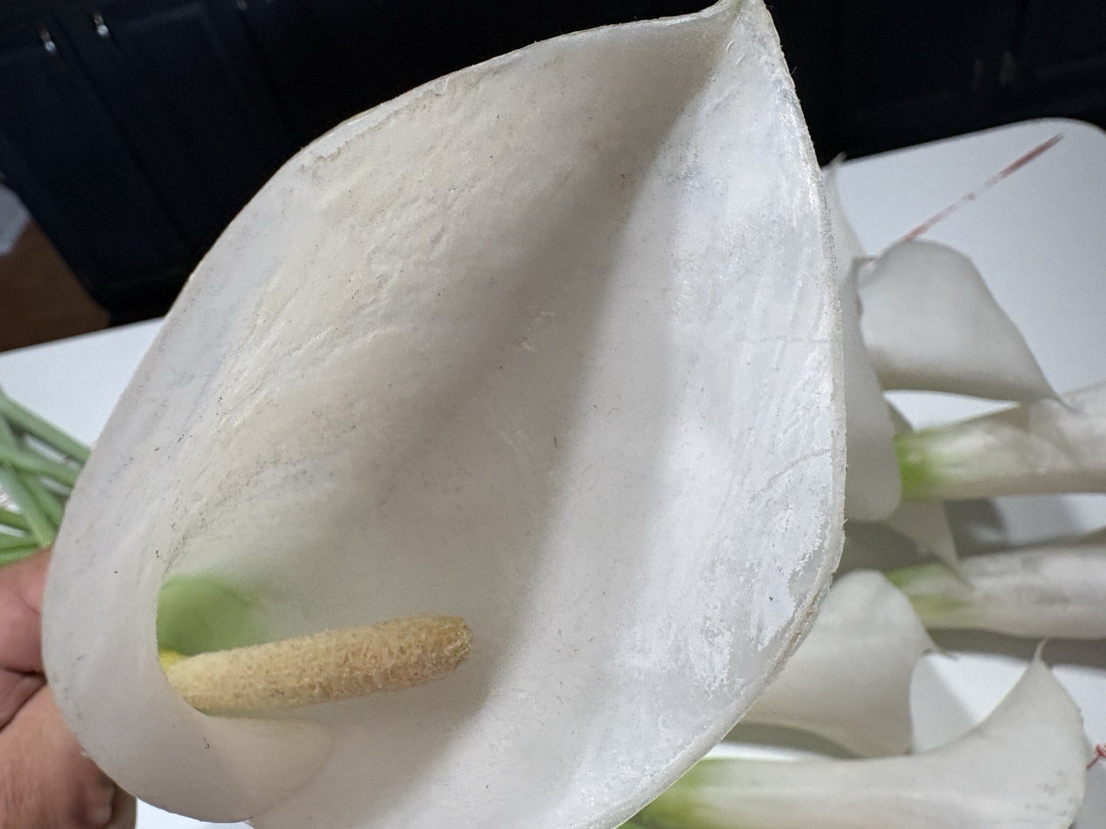 White Calla Lily Artificial Flowers 15 PCS 25″ Real Touch Long Stem|Gorgeous!