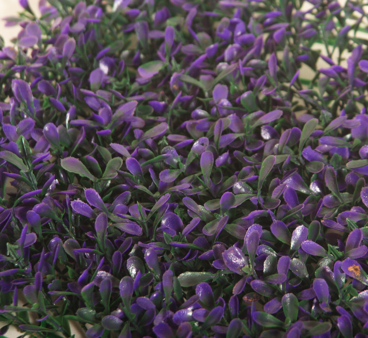 Artificial Purple Fake Flower Mat Patio Hedge Plant Grass Lawn Turf Tree Topiary