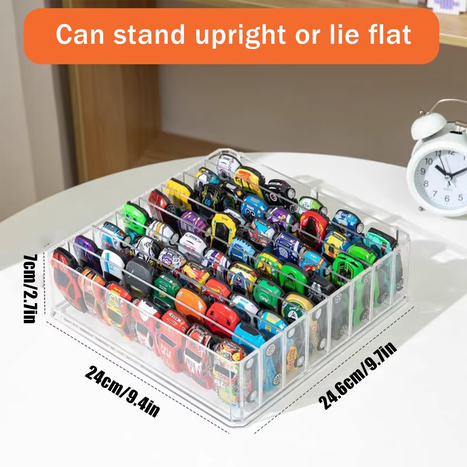 Scale Matchbox Wheels Toy Car Display Case, Acrylic Box Transparent
