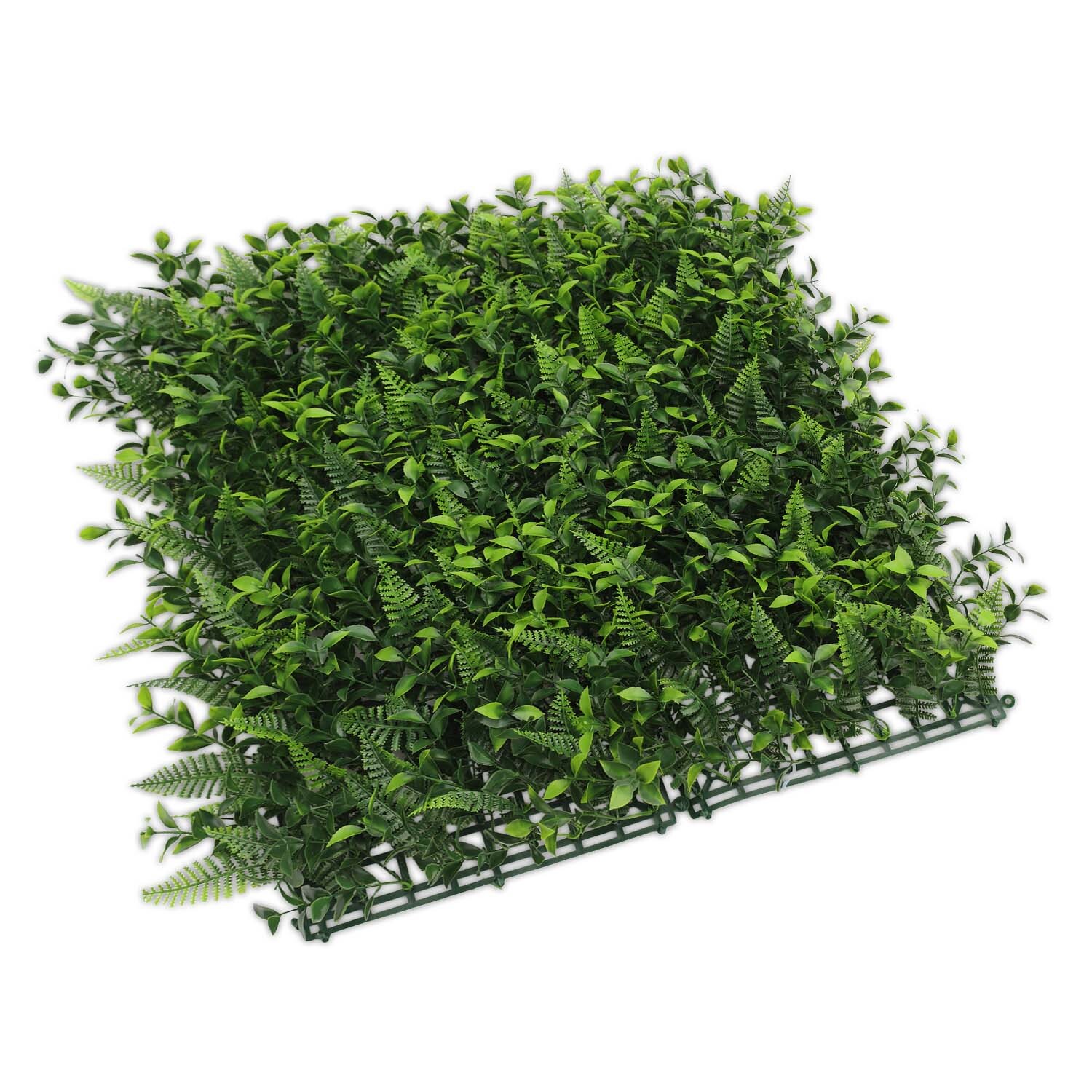 20″ Artificial Faux 3D Mix Leaves Wall Panel Fence Screen Home Outdoor Decor #09