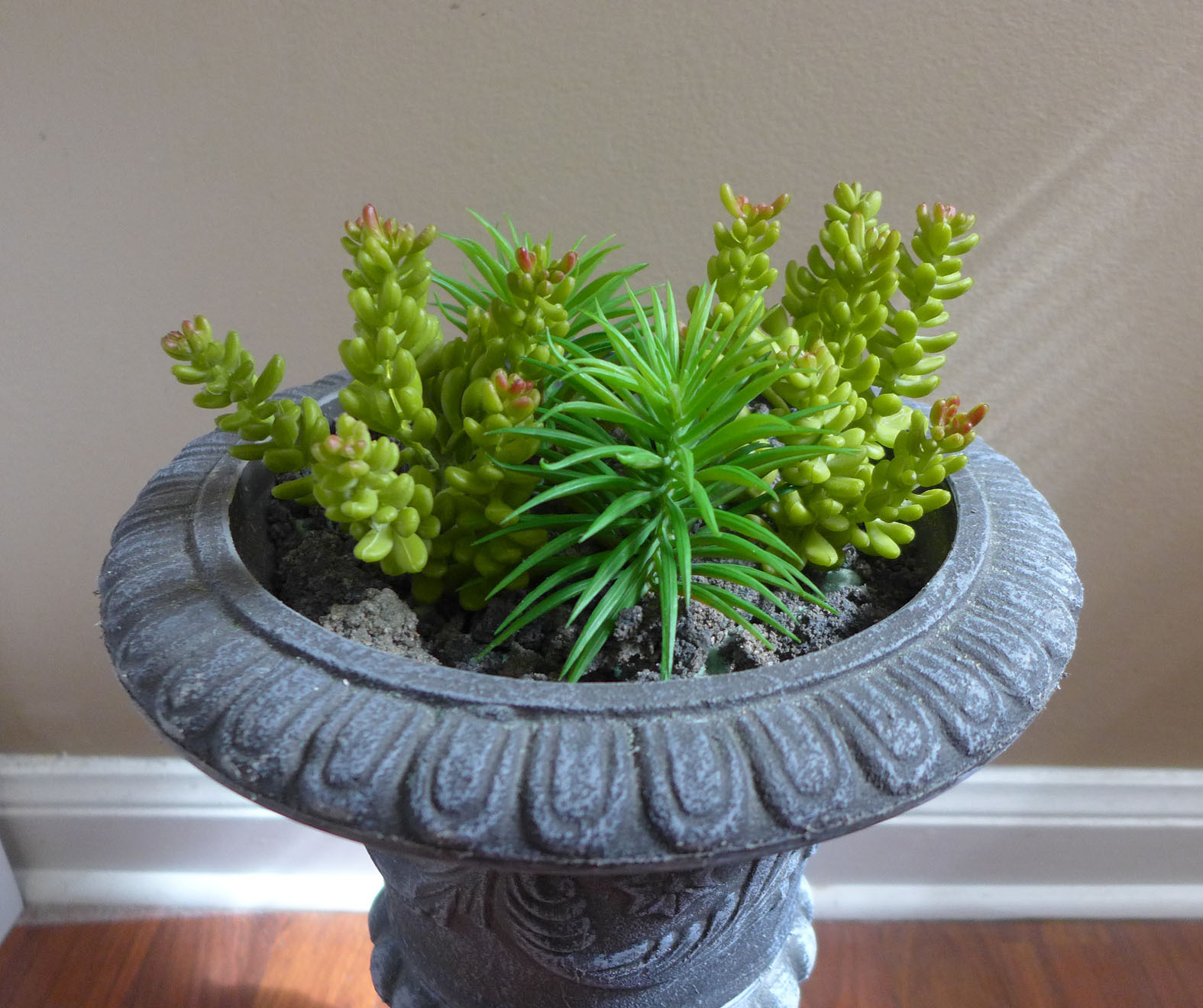 Artificial Yacon Grass Mini Pine tree Unkillable Succulents Plants Landscape