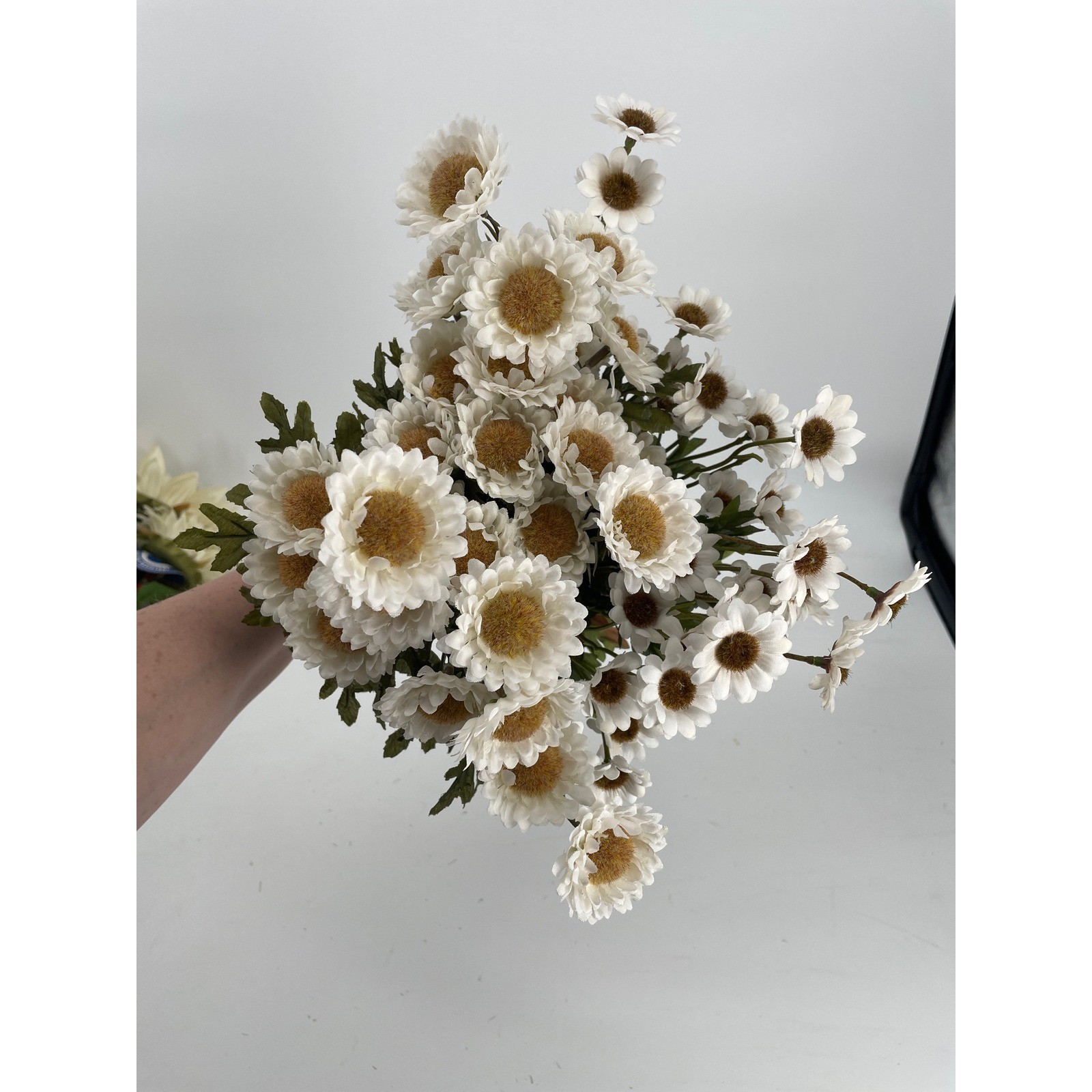 28 Ashland Artificial Flower Bundles White Sunflowers/Daisies Fall Decor NEW