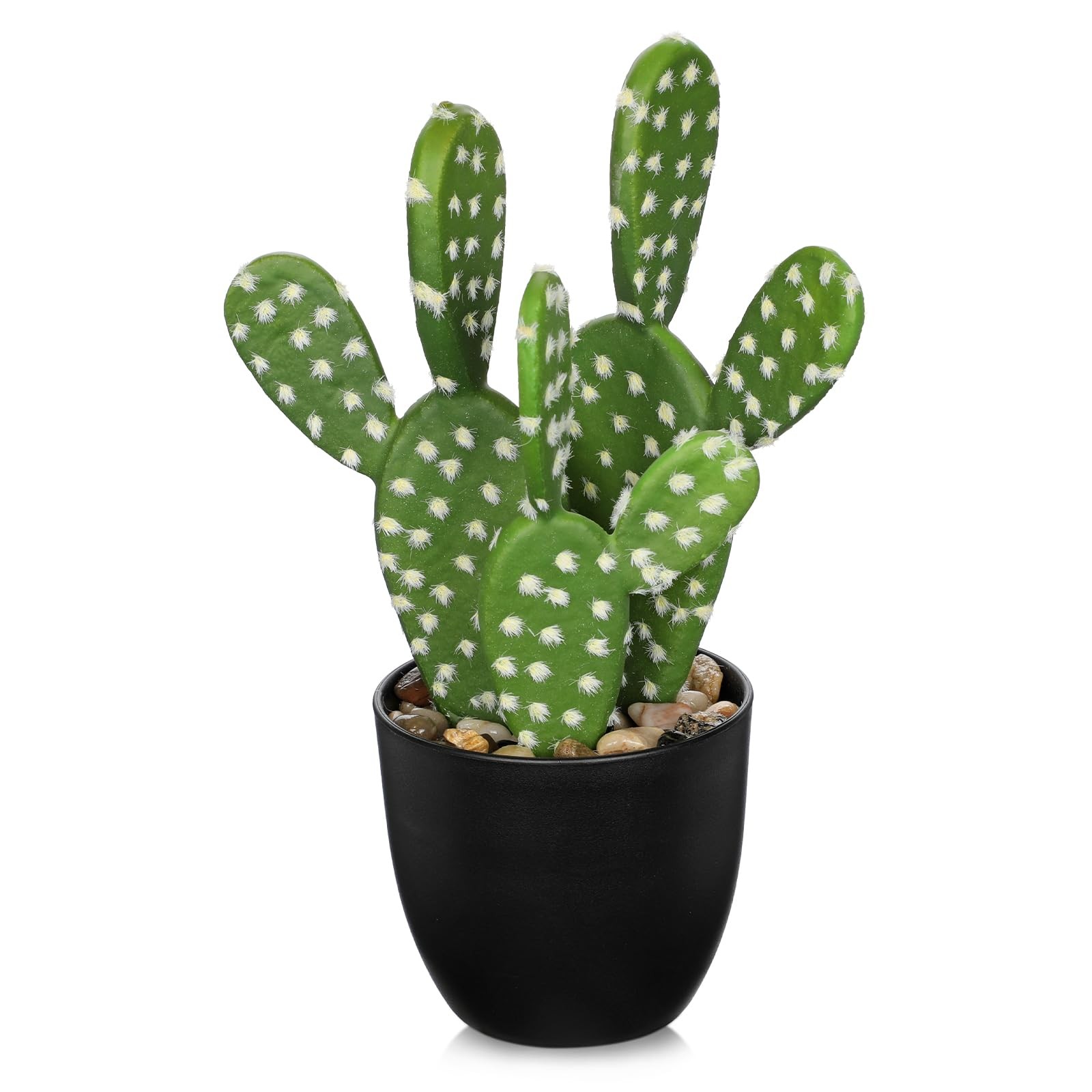 Artificial Cactus Plants 9.8 inch Small Faux Cactus Plants Indoor Fake Desert…