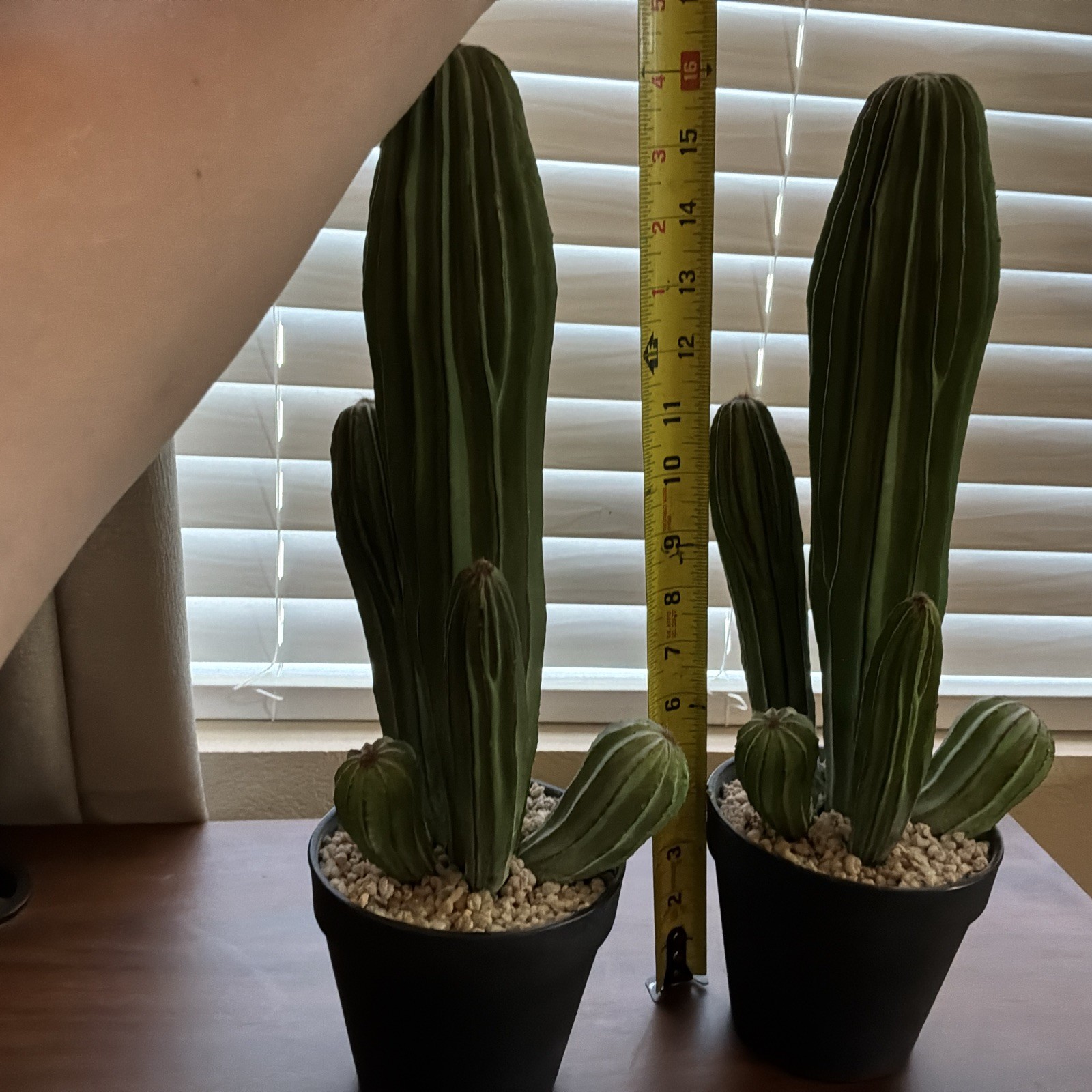 Artificial Cactus Fake Cacti 16″ Faux Potted Cactus Plants for Decor