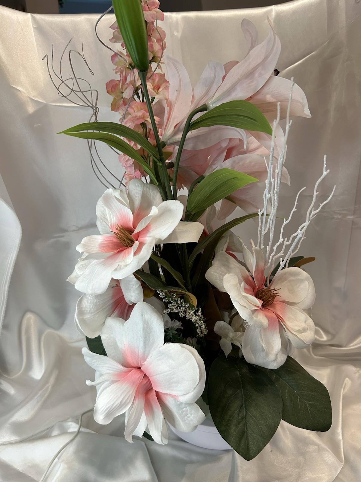 Magnolias, Lillies And Snapdragons