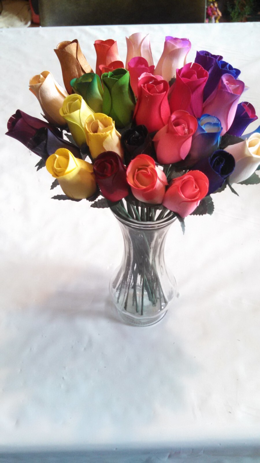 Small Bud Wood Roses – (Various Purple Colors)