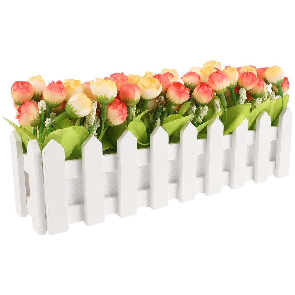Realistic Outdoor Flowers Fake for Garden Artificial Potted Plants