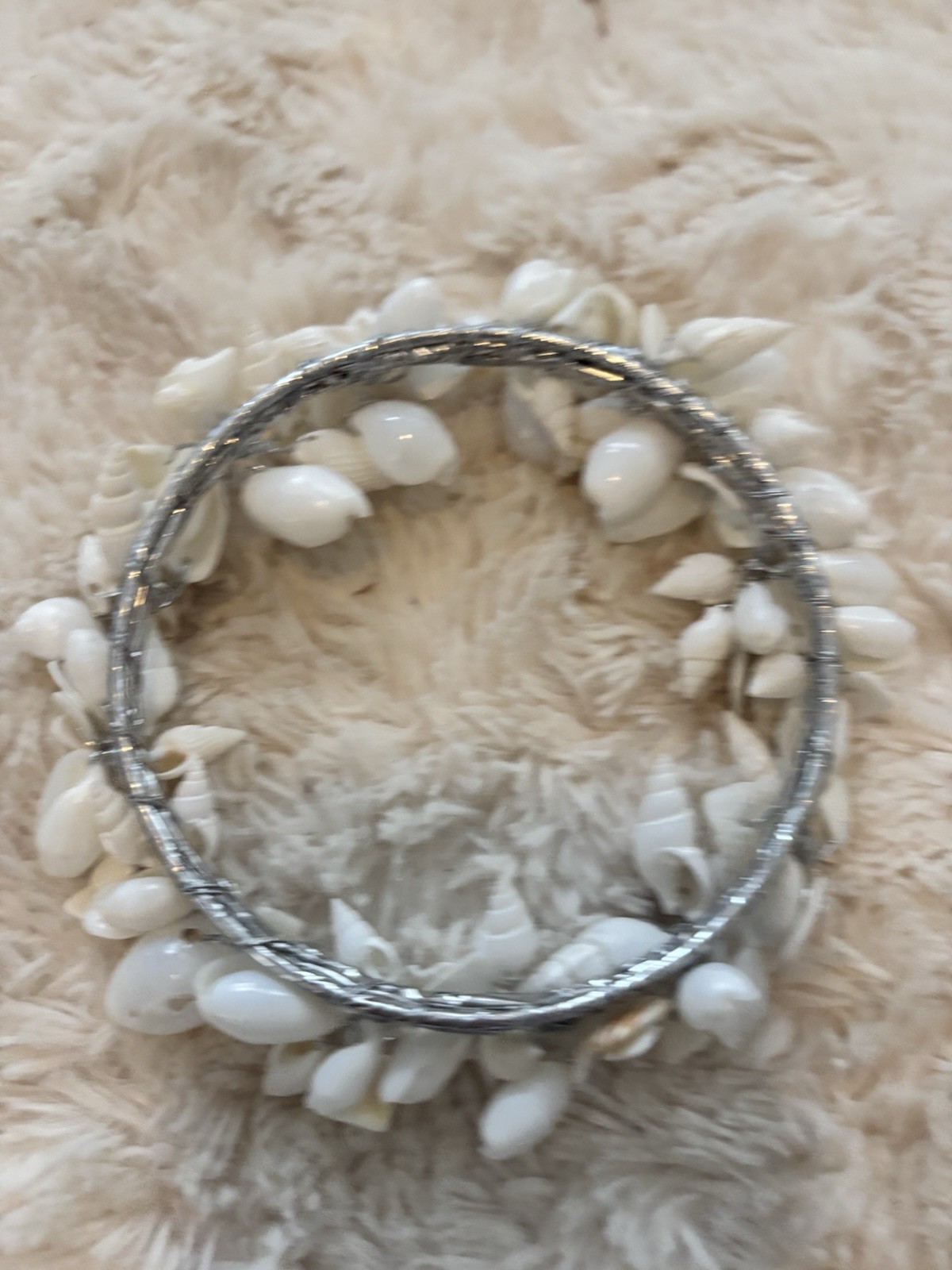 Natural Sea Shell Round Wreath Seaside Nautical Decoration 5” Tree Ornament