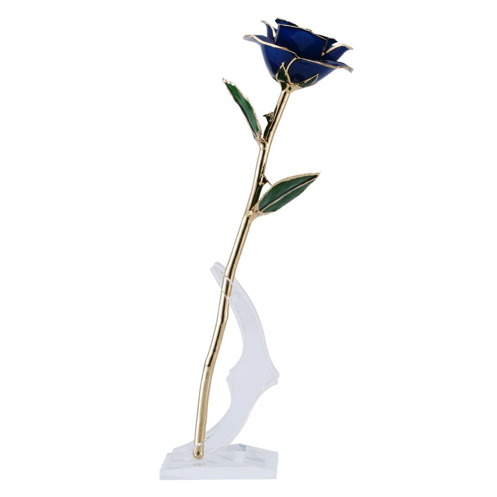 24k Real Dipped Rose Gold Rose Portable Gold Dipped Rose Artificial Rose M4