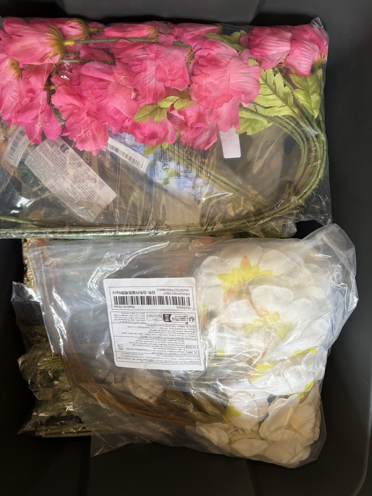 Lot of Assorted Artificial Realistic Silk Faux Floral Flowers 71 Total Stems