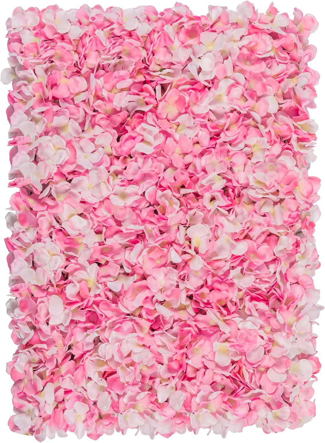 Flower Wall Panel Set, U’Artliens Artificial Wall Flower Backdrop 24X16 Inch 3D