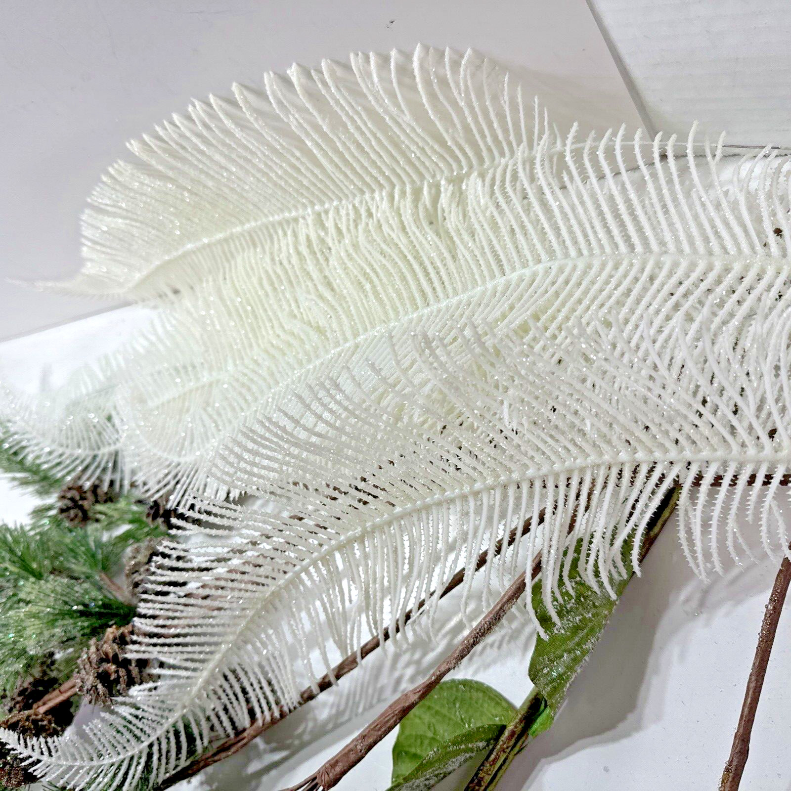 17X ESTATE Vintage ICY Stems Faux Branches Assorted Vase CHRISTMAS DECOR