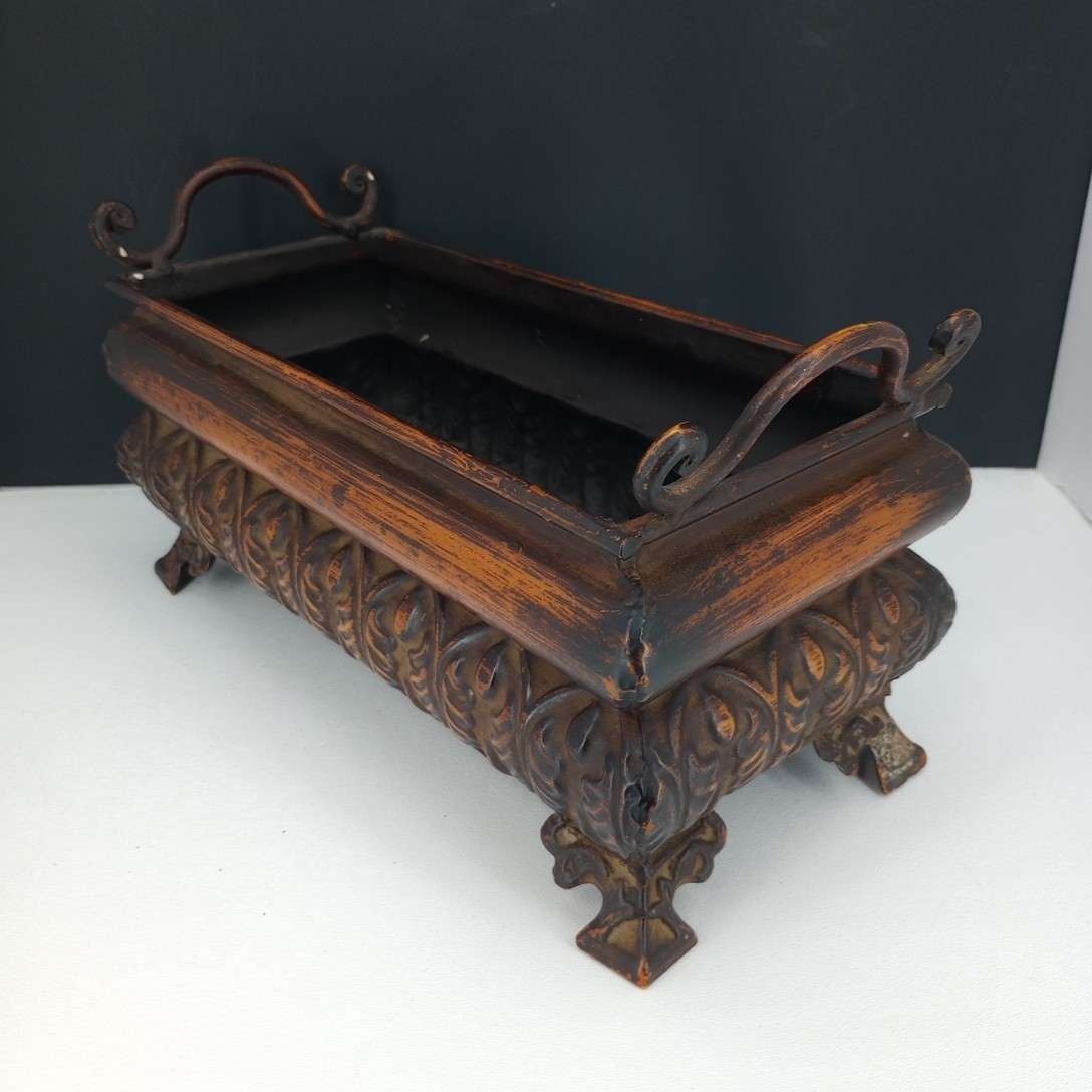 Metal Decorative Centerpiece Antiqued Finish SEE DETAILS
