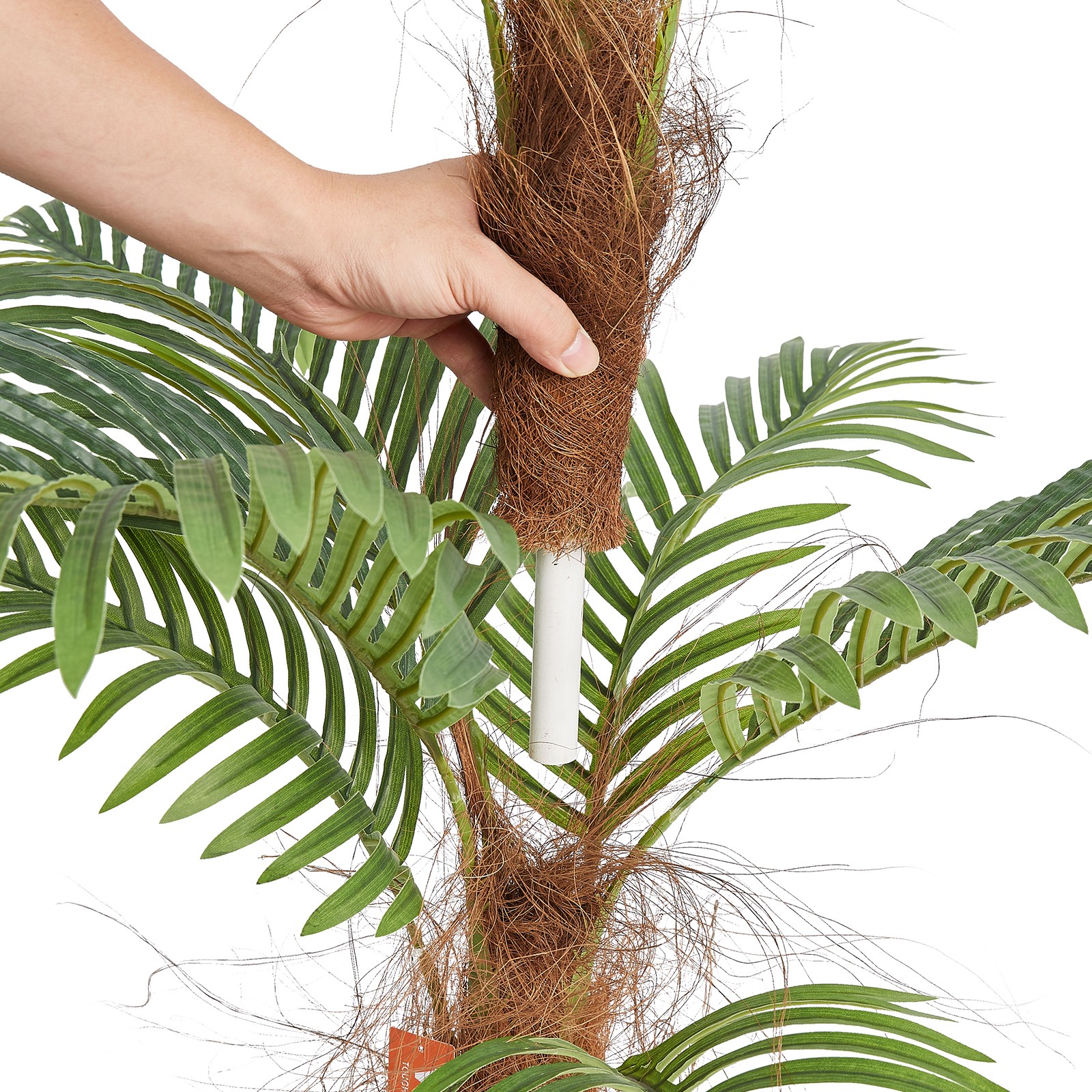 4 FT Artificial Palm Tree, PE Material Faux Plant Indoor Outdoor Decor