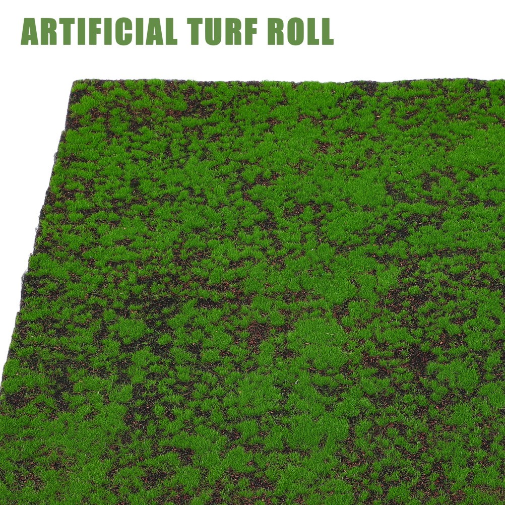 Artificial Moss Lawn Mat for Rustic Farmhouse Decor and Small Landscape Design