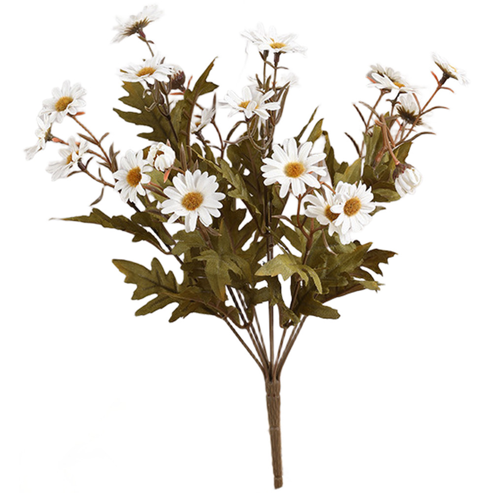 36cm Korean Daisy Bouquet Silk Chrysanthemum Artificial Flowers Table Decor