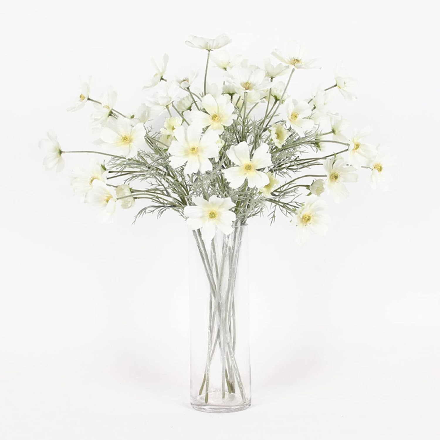 2 Pcs Artificial Fake Flowers Plants Cosmos Silk Flower Arrangements Wedding