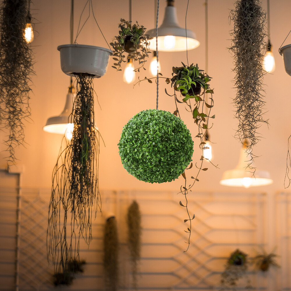 Lifelike Wicker Park Spheres Simulated Milano Muicle Plants Natural Plant