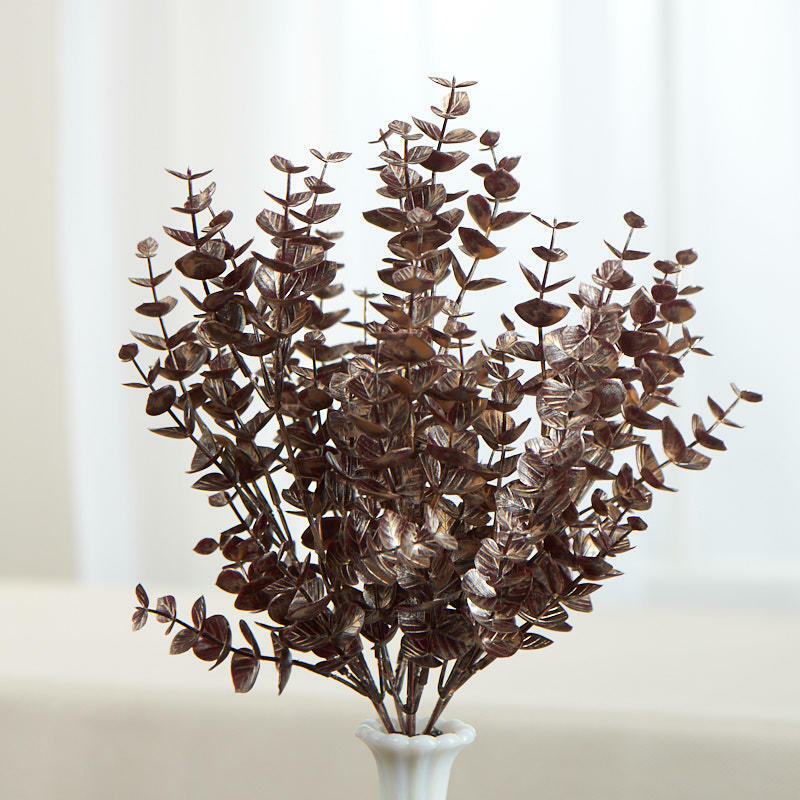 Factory Direct Craft Burgundy Artificial Eucalyptus Bush